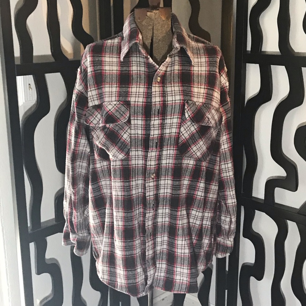 Williams Bay Red Plaid Flannel Shirt